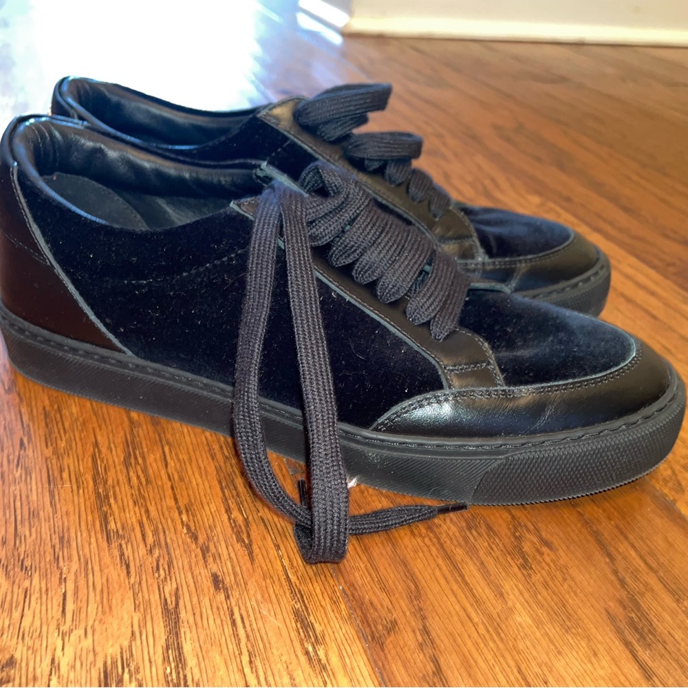 Burberry Men's Black and Blue Sneakers - Picture 2 of 14
